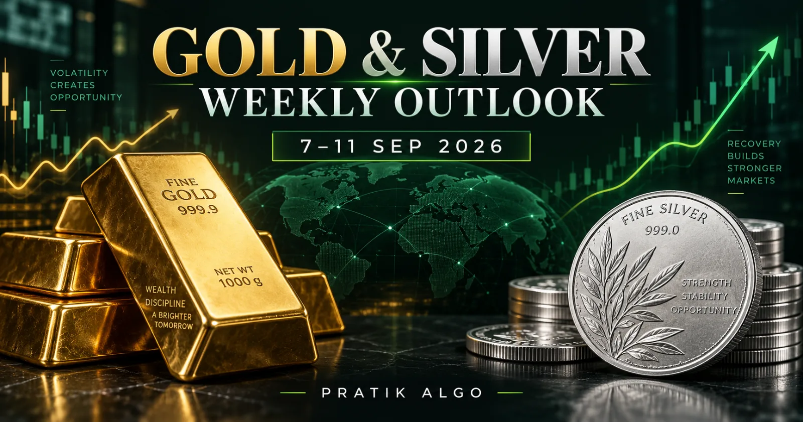 Gold & Silver Weekly Outlook: CPI, PPI and Key Levels for 7–11 September 2026