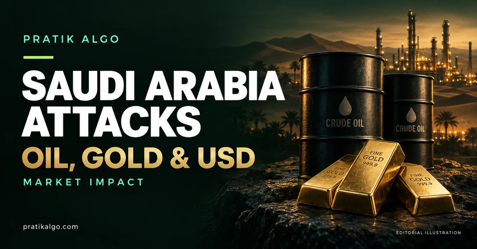 Saudi Arabia Attacks: Oil Tops $100 — What It Means for Gold and USD