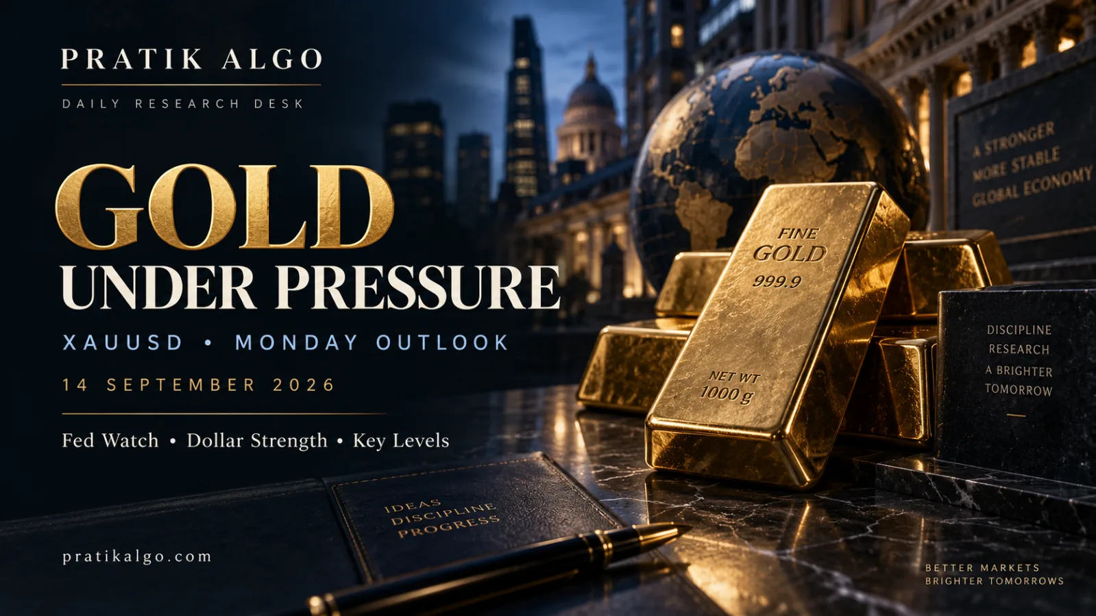 Gold Price Today: XAUUSD Below $4,300 Ahead of Fed