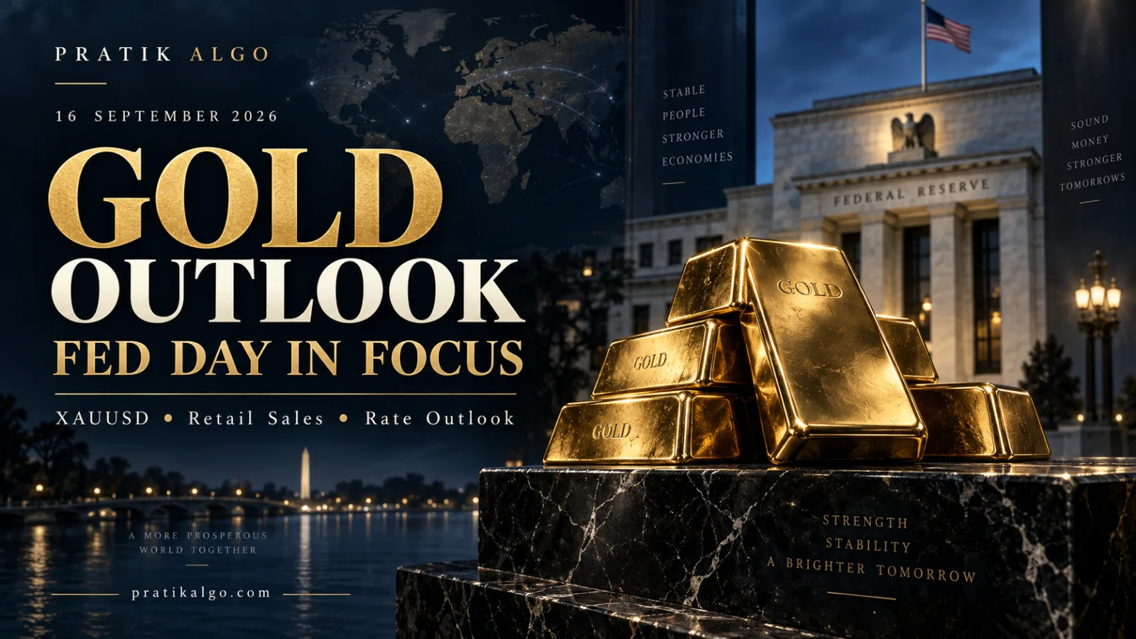 Gold Price Today: XAUUSD Outlook Before Fed | Sep 16, 2026