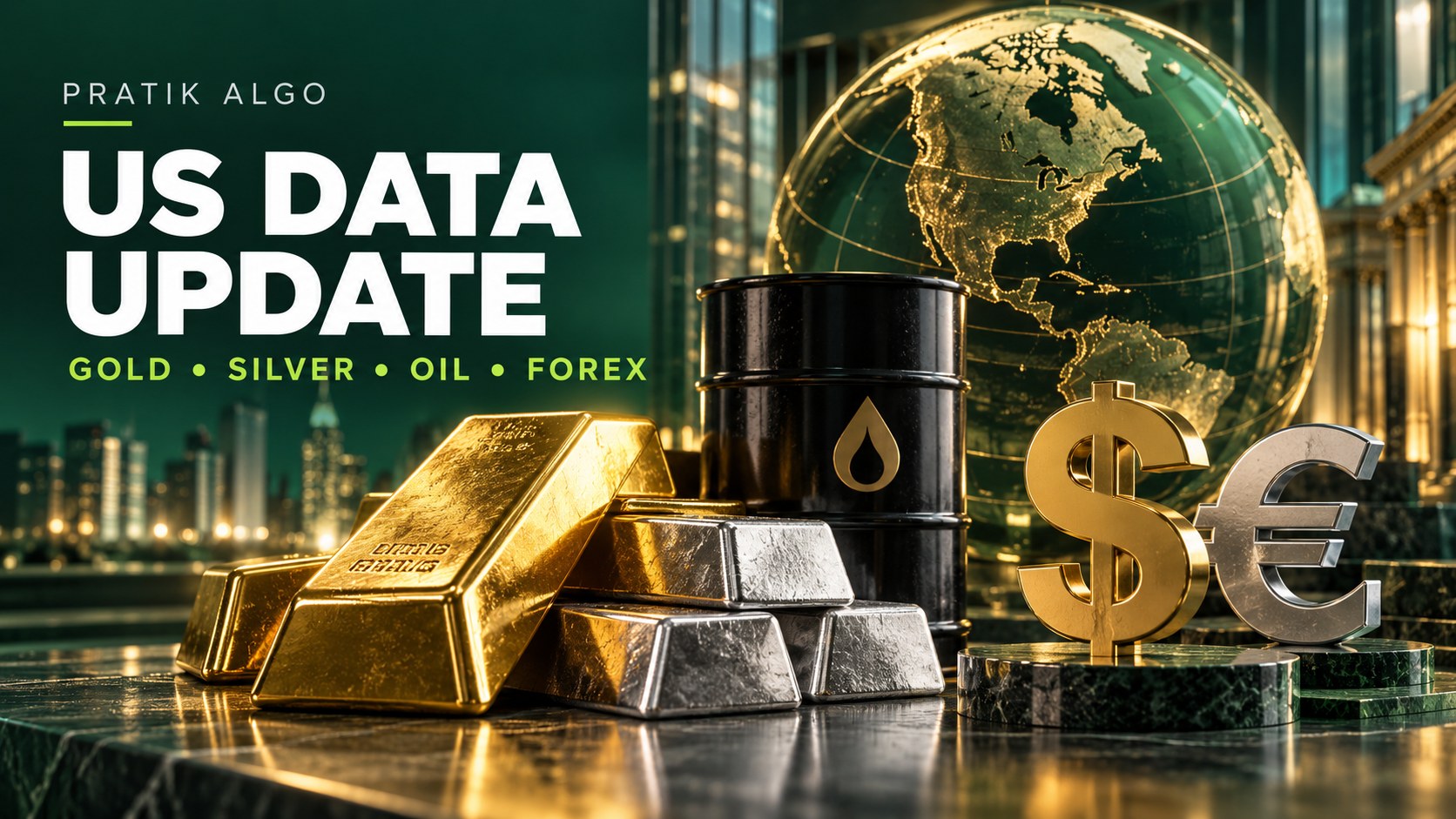 US Data Misses Forecasts: Gold, Silver, Oil and Forex Outlook
